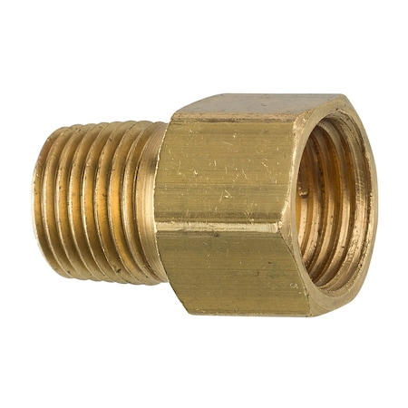 Brass Connector, Female (7/16-24 Inverted), Male (1/8-27 NPT), 1/bag
